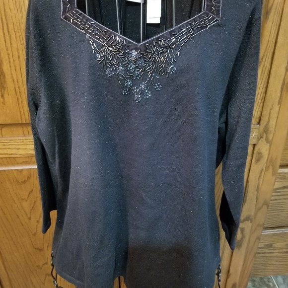 Emma James sweater with sequins XL - Picture 4 of 4